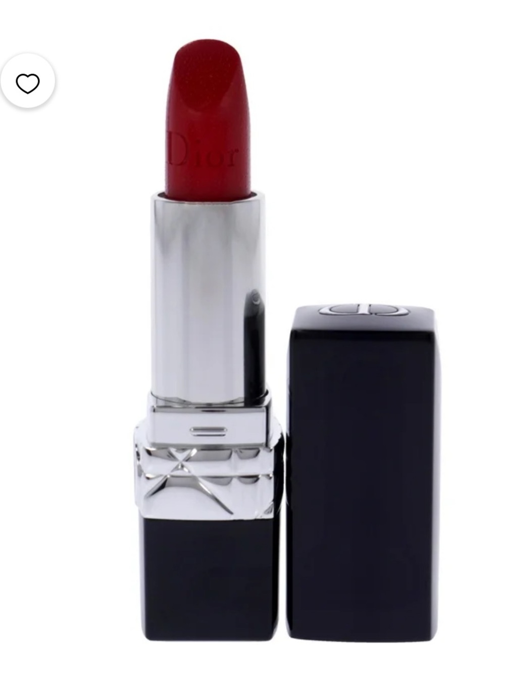 Dior 4 Piece Bundle Rouge 999 Satin Balm Lipstick 2 Playing Cards and Gift Bag - Picture 3 of 5